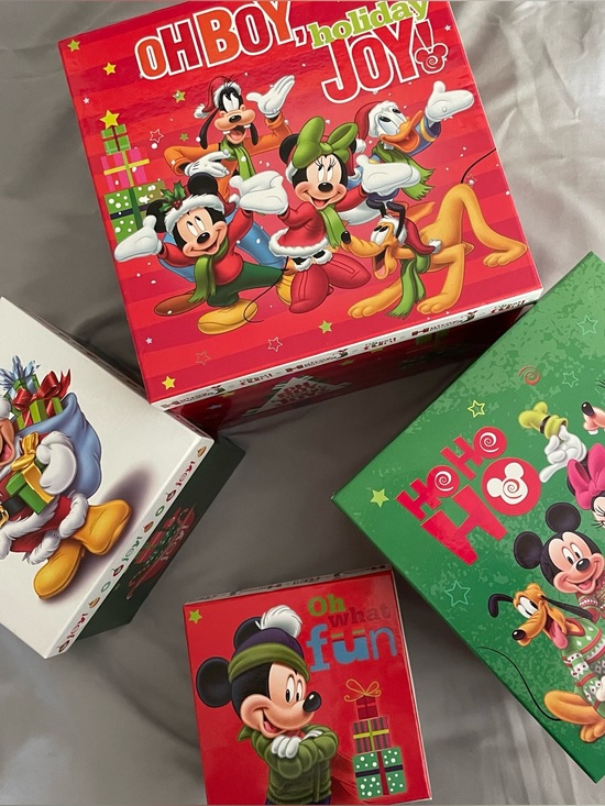 Disney Other - Mickey & Friends Christmas Nesting Boxes
